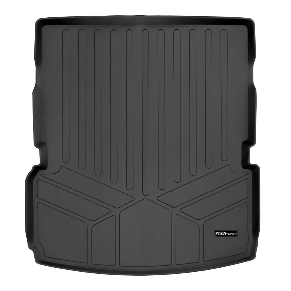 SMARTLINER All Weather Custom Fit Black Cargo Liner Behind the 2nd Row Compatible With 2021-2023 Jeep Grand Cherokee L (SD0568)