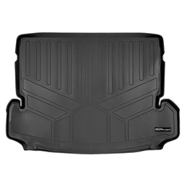 SMARTLINER Cargo Trunk Liner Floor Mat Black Compatible With 2014-2019 Nissan Rogue with 3rd Row Seats (SD0237)