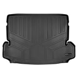 SMARTLINER Cargo Trunk Liner Floor Mat Black Compatible With 2014-2019 Nissan Rogue with 3rd Row Seats (SD0237)