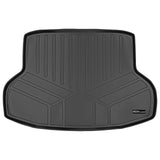 SMARTLINER All Weather Custom Fit Cargo Trunk Liner Floor Mat Black Compatible With 2016-2021 Honda Civic Sedan Only (SD0224)