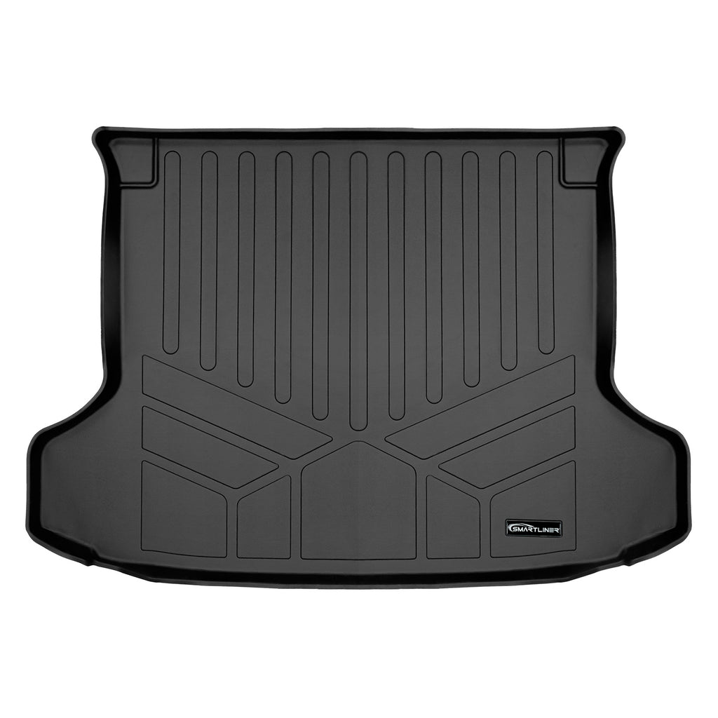 SMARTLINER All Weather Custom Fit Black Cargo Liner Mat Compatible With 2022-2023 Infiniti QX55/2019-2022 Infiniti QX50 (SD0587)