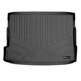 SMARTLINER All Weather Custom Fit Cargo Liner Trunk Floor Mat Black Compatible With 2018-2022 BMW X2 Cargo Fits Without Spare Tire (SD0483)