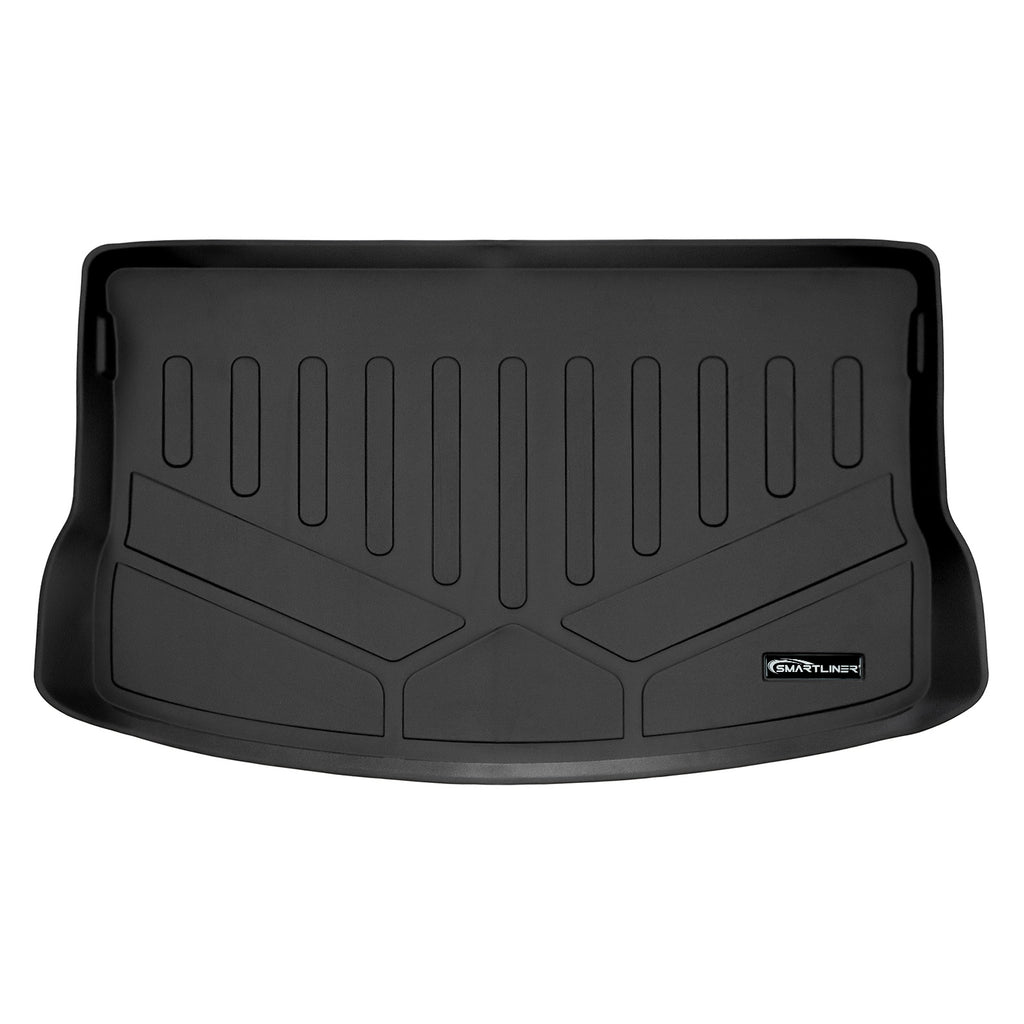 SMARTLINER All Weather Protection Custom Fit Black Cargo Liner Behind 2nd Row Compatible With 2020-2023 Tesla Model Y (SD0531)