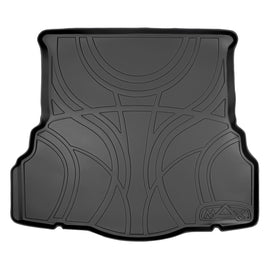 SMARTLINER All Weather Custom Fit Cargo Trunk Liner Floor Mat Black Compatible With 2013-2020 Ford Fusion - No Hybrid or Plug-In Models (SD0133)