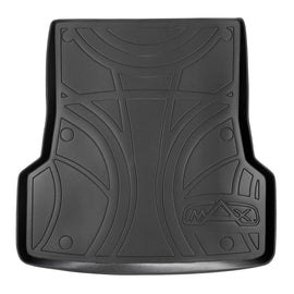 SMARTLINER All Weather Custom Fit Cargo Trunk Liner Floor Mat Black Compatible With 2006-2011 BMW 3 Series Sedan Only (SD0078)