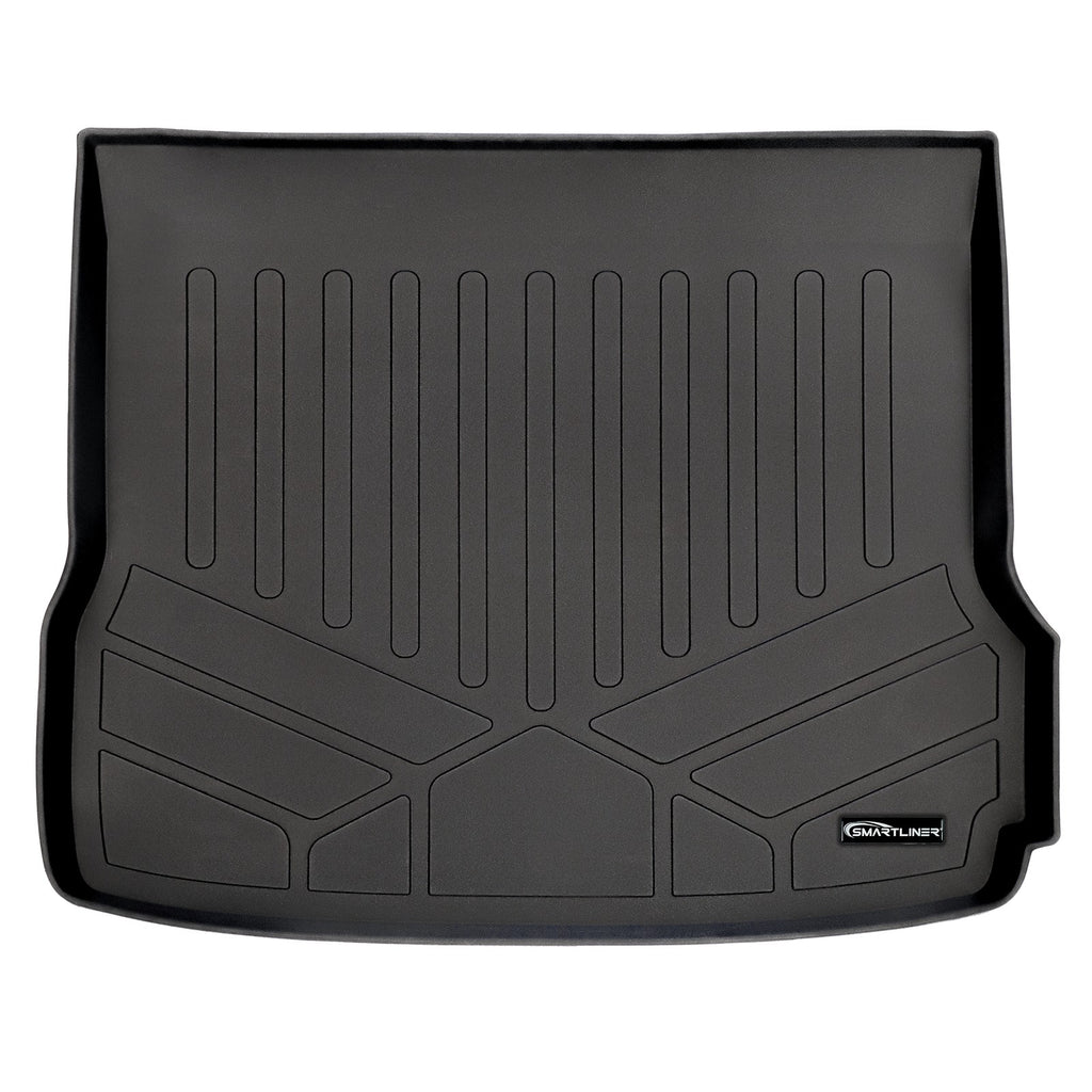 SMARTLINER Custom Fit All Weather Protection Black Cargo Liner behind the 2nd Row Seats Compatible With 2009-2017 Audi Q5 (SD0214)