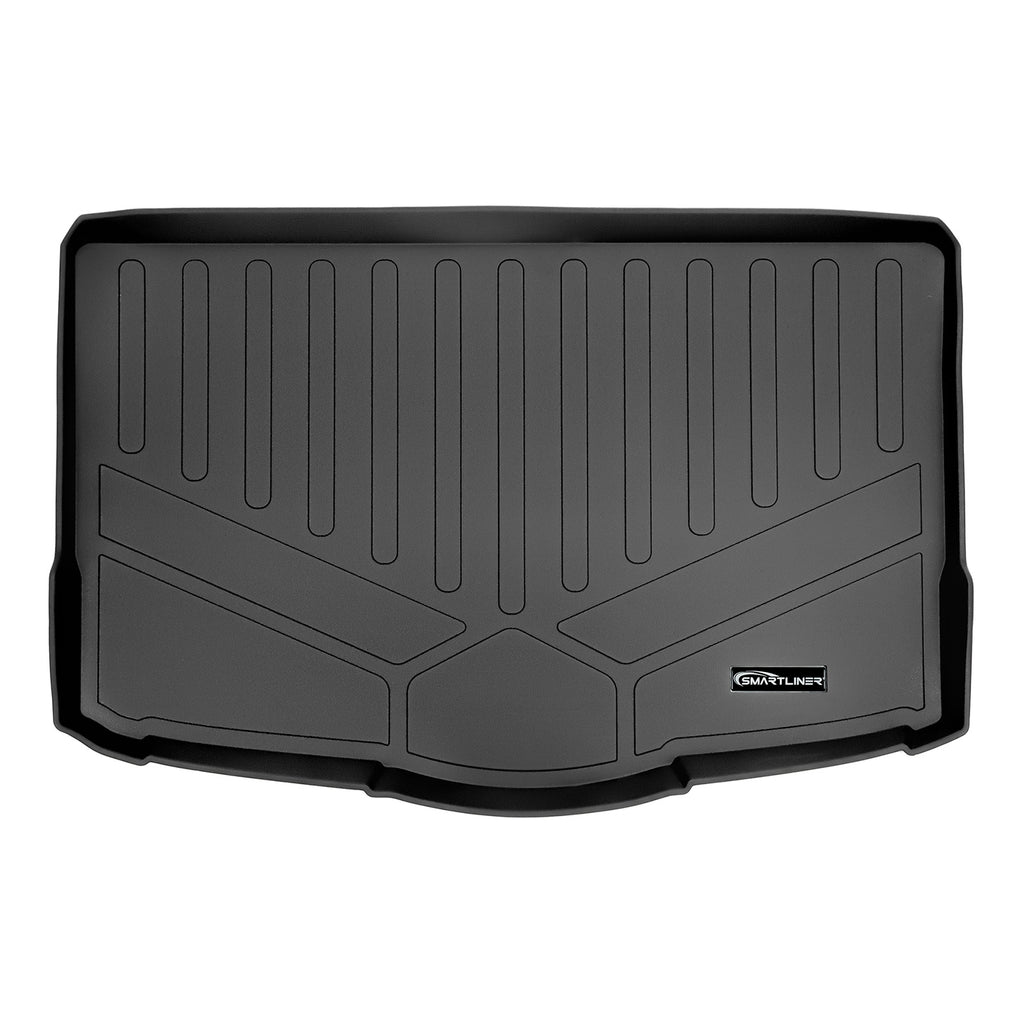 SMARTLINER Cargo Trunk Liner Floor Mat Black Compatible With 2017-2021 Nissan Rogue Sport - Liner fits with Cargo Tray in Lowest Position (SD0342)