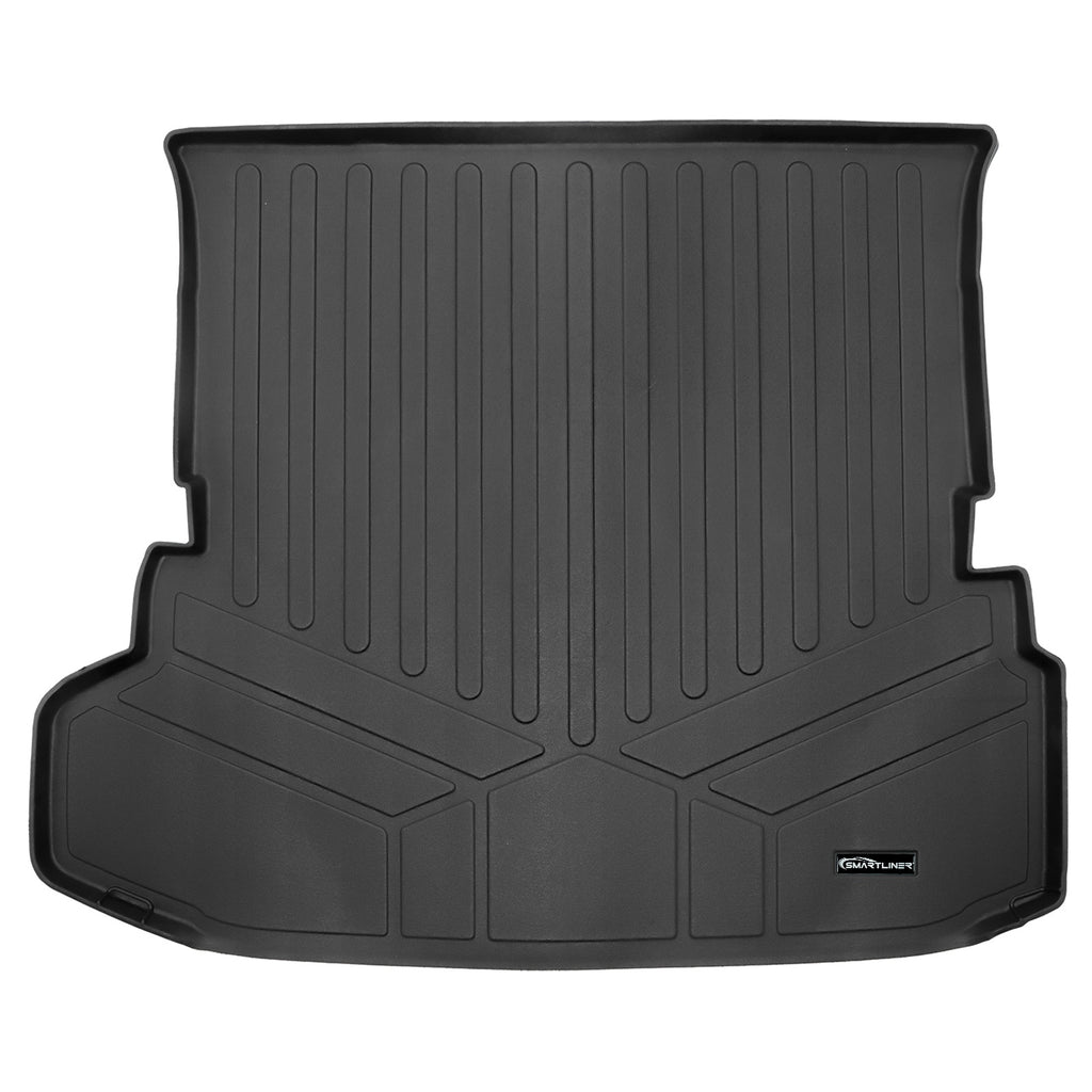 SMARTLINER Custom Fit All Weather Protection Black Cargo Liner Mat Behind 2nd Row Compatible With 2023-2025 Honda Pilot (SD0688)