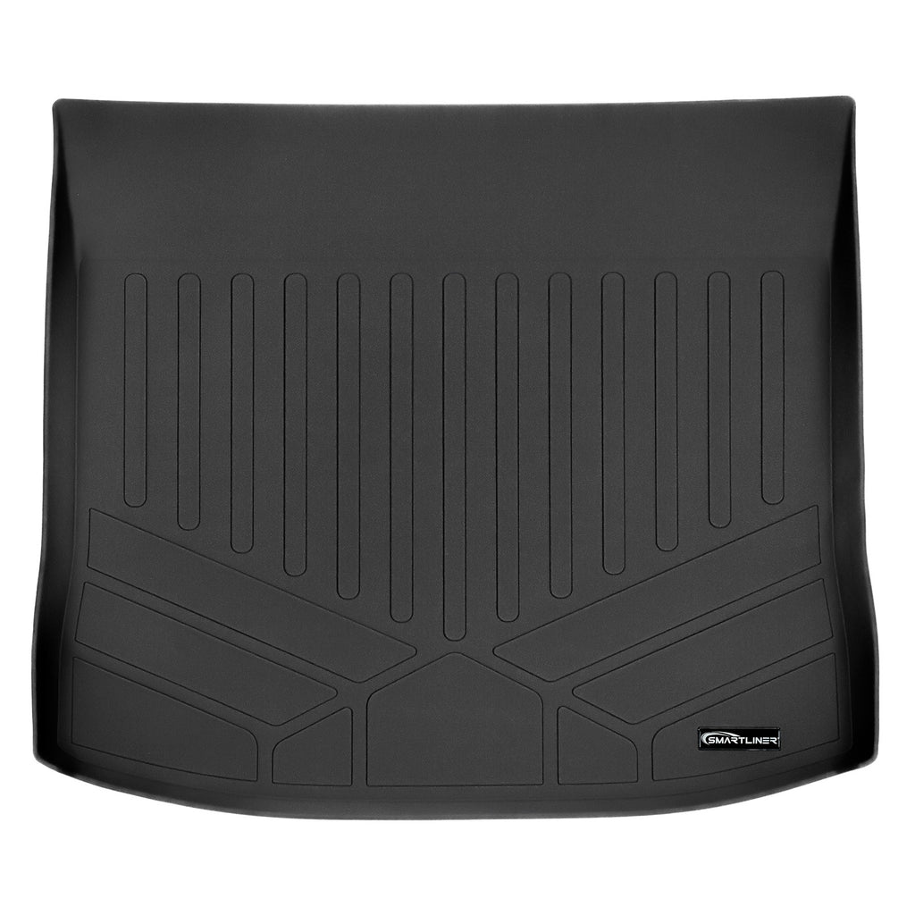 SMARTLINER Custom Fit All Weather Protection Black Cargo Liner behind the 2nd Row Seats Compatible With 2015-2024 Ford Edge (SD0192)