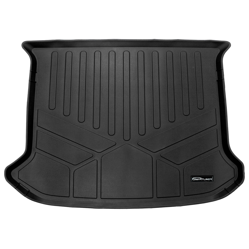 SMARTLINER All Weather Protection Custom Fit Black Cargo Liner Behind the 2nd Row Compatible With 2023-2024 Genesis GV60 (SD0734)