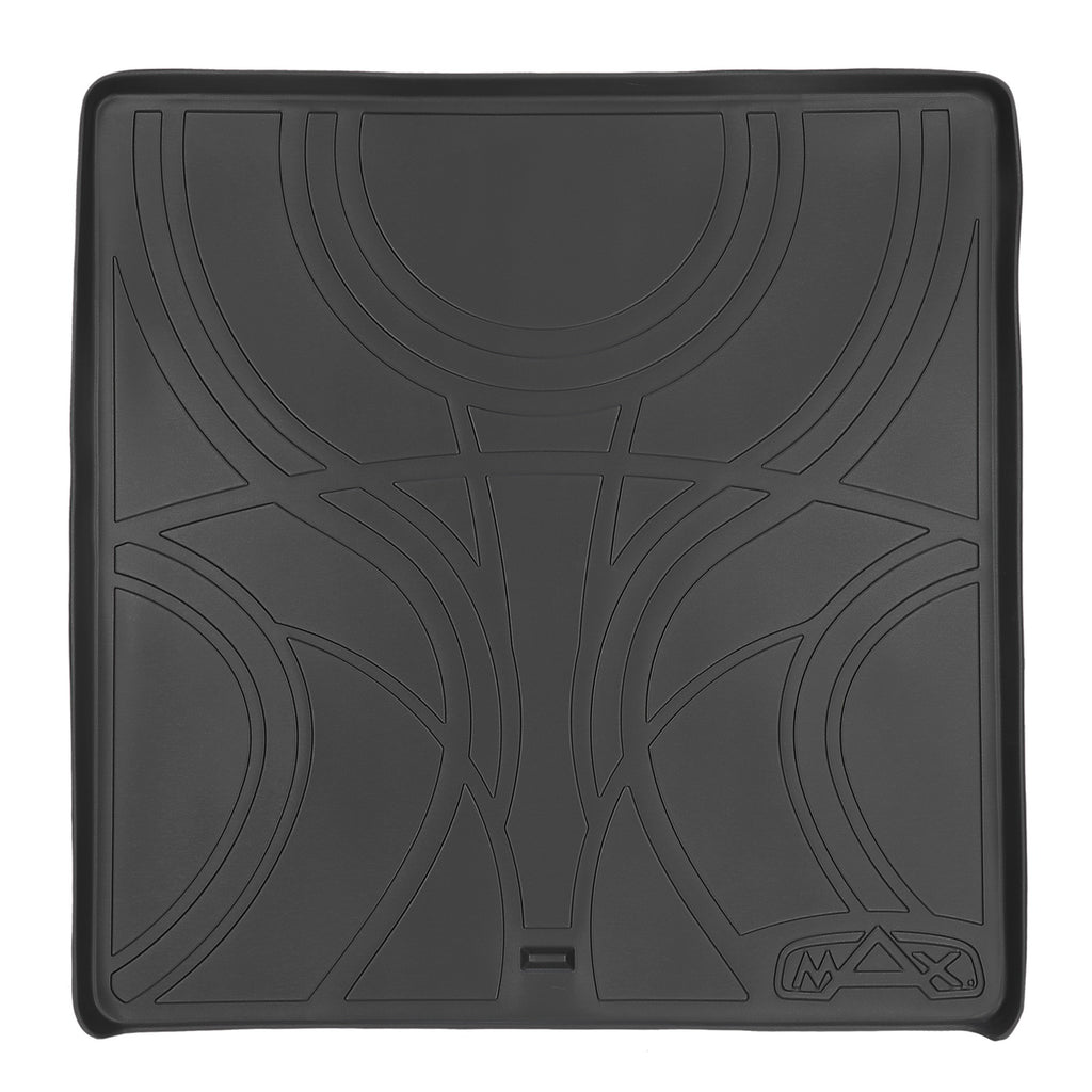 SMARTLINER Custom Fit All Weather Protection Black Cargo Liner behind the 2nd Row Seats Compatible With 2007-2016 GMC Acadia Denali (SD0162-N1)