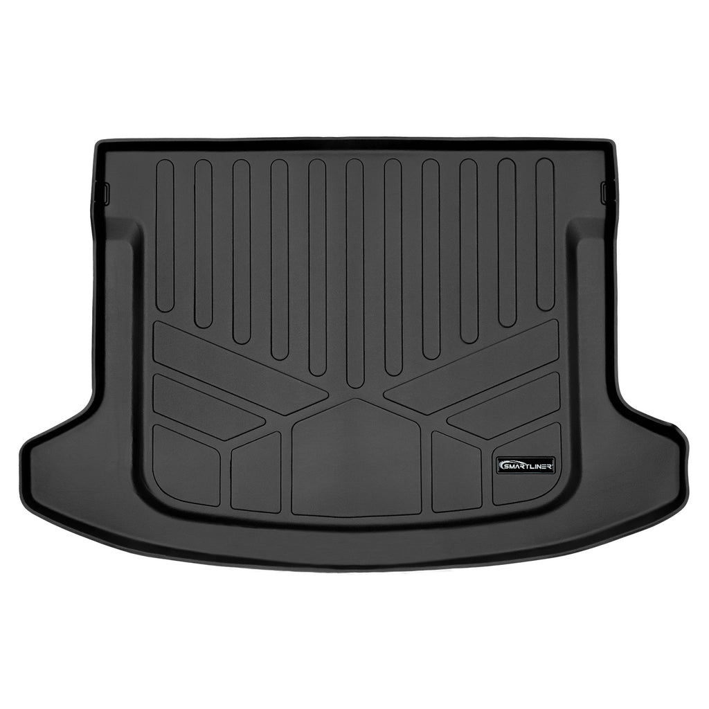 SMARTLINER All Weather Custom Fit Black Cargo Liner Behind the 2nd Row Compatible With 2023-2024 Kia Niro Hybrid (SD0652)