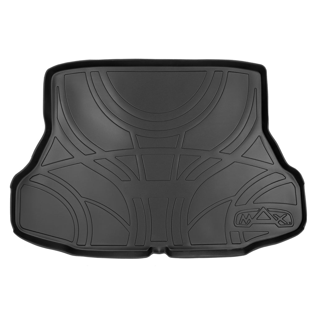 SMARTLINER All Weather Custom Fit Cargo Trunk Liner Floor Mat Black Compatible With 2006-2011 Honda Civic (SD0016)