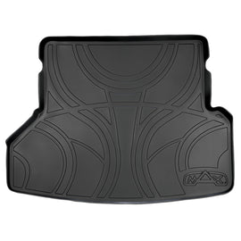 SMARTLINER All Weather Custom Fit Cargo Trunk Liner Floor Mat Behind 2nd Row Black Compatible With 2008-2013 Toyota Highlander (SD0057)
