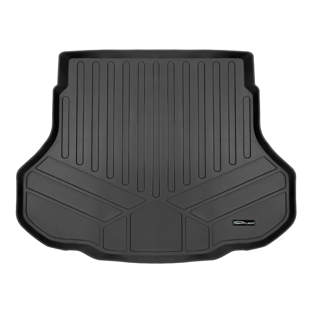 SMARTLINER Custom Fit All Weather Black Cargo Trunk Liner Mat Compatible With 2021-2025 Hyundai Elantra (SD0538)