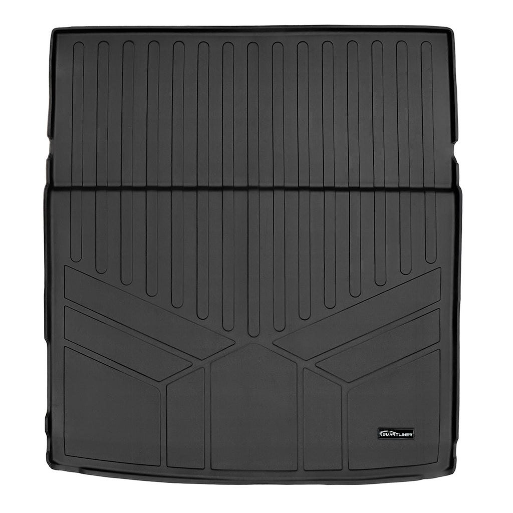 SMARTLINER All Weather Custom Fit Black Cargo Liner Behind the 2nd Row Compatible With 2022-2023 Jeep Grand Wagoneer (SD0580)
