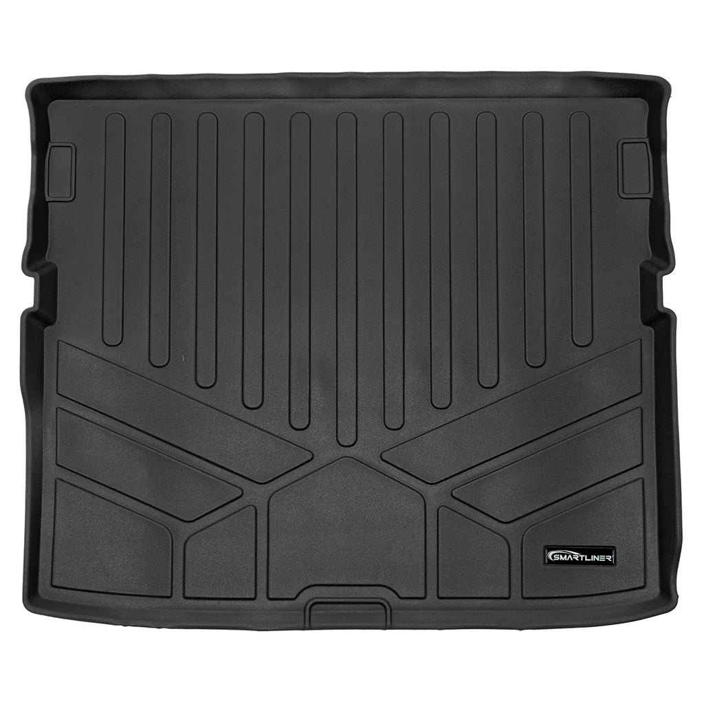 SMARTLINER Custom Fit All Weather Protection Black Cargo Liner behind the 2nd Row Seats Compatible With 2023-2025 Mitsubishi Outlander PHEV (SD0733)