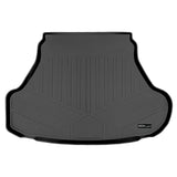 SMARTLINER All Weather Custom Cargo Liner Trunk Floor Mat Black Compatible With 2014-2022 Infiniti Q50 3.0t with Spare Tire (SD0470)