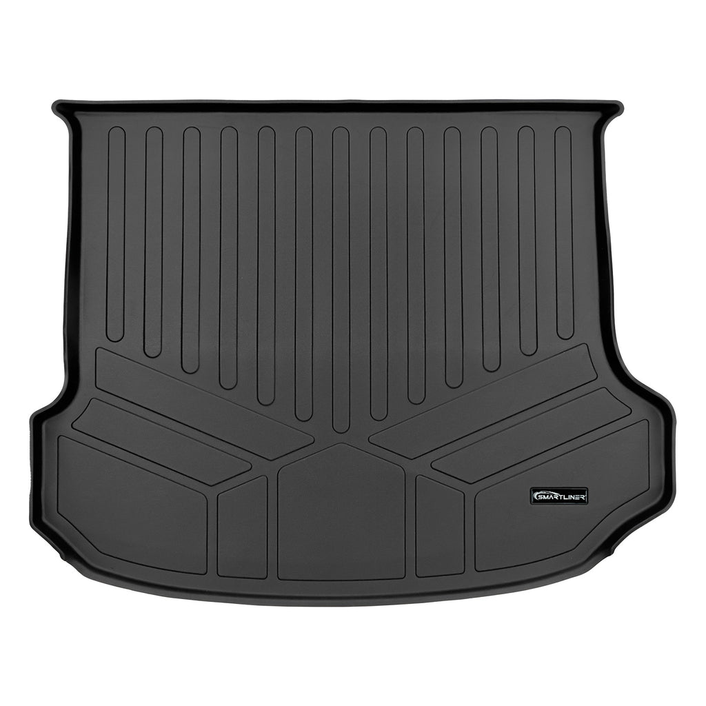 SMARTLINER All Weather Custom Fit Black Cargo Liner Behind the 2nd Row Compatible With 2022-2023 Jeep Grand Cherokee 4XE (SD0651)