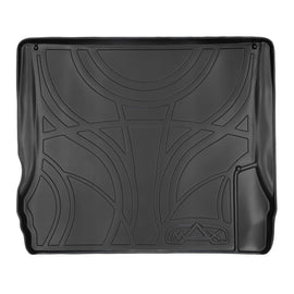 SMARTLINER All Weather Custom Fit Cargo Trunk Liner Floor Mat Black Compatible With 2007-2010 Jeep Wrangler Unlimited (SD0073)