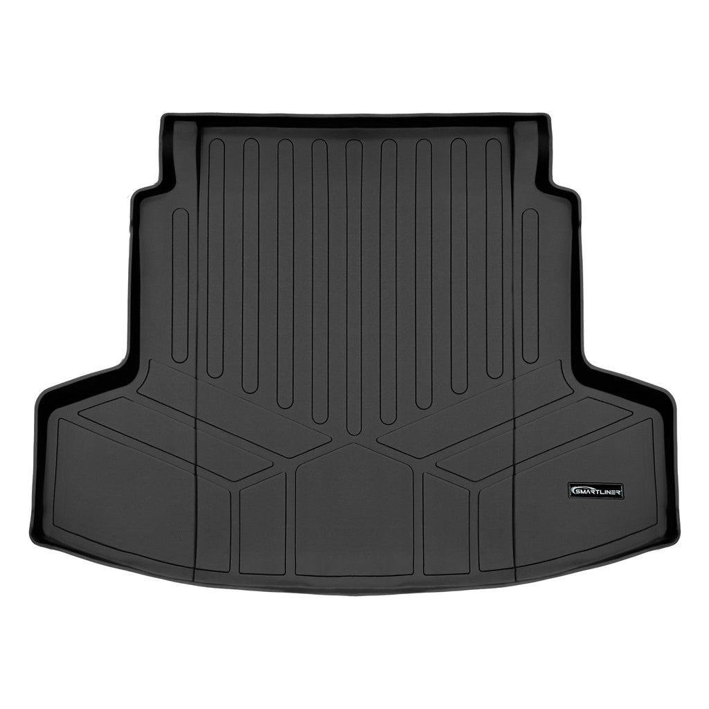SMARTLINER Custom Fit All Weather Protection Black Cargo Liner behind the 2nd Row Seats Compatible With 2021-2025 Acura TLX (SD0614)
