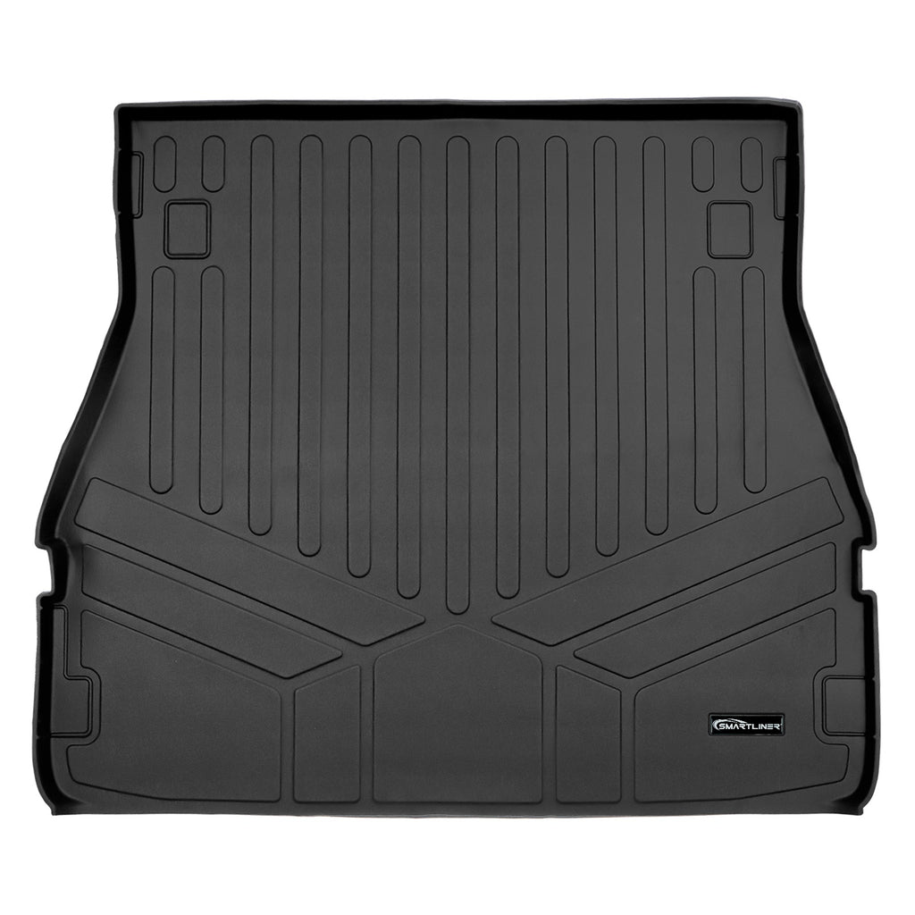 SMARTLINER All Weather Custom Fit Black Cargo Liner Mat Behind the 2nd Row Compatible With 2022-2023 Lexus LX 600 (SD0632)