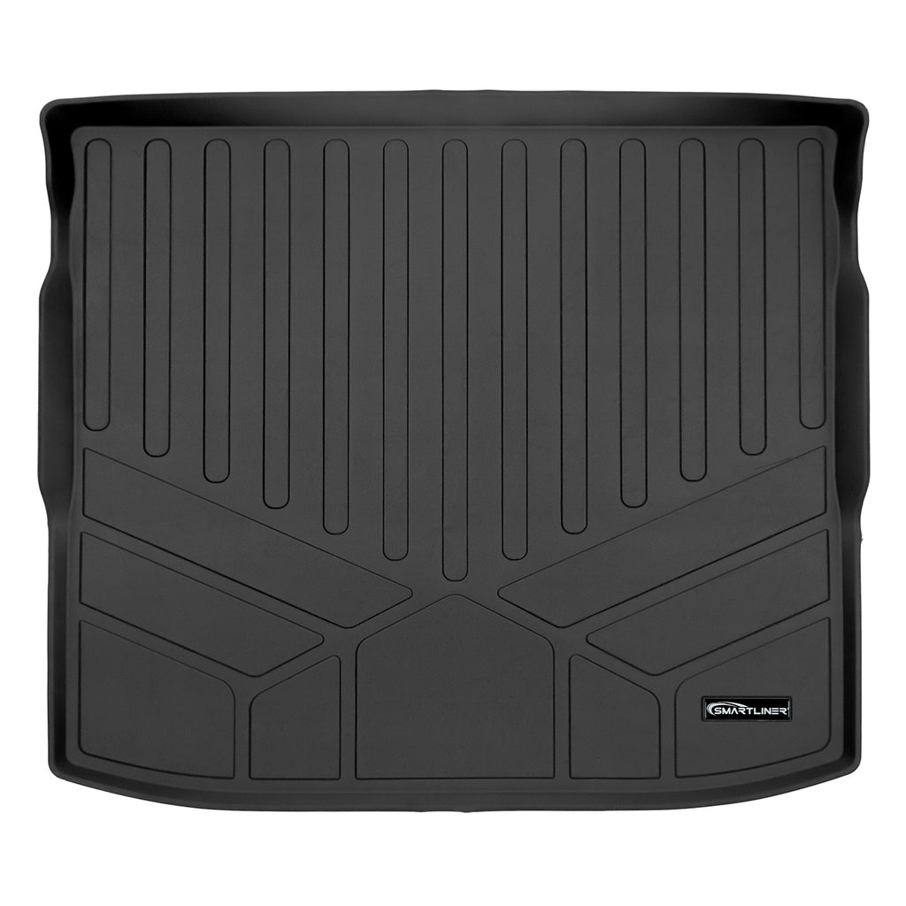SMARTLINER All Weather Custom Fit Cargo Liner Mat Behind 2nd Row Black Compatible With 2022-2023 Mitsubishi Outlander (SD0561)