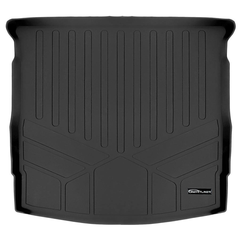 SMARTLINER All Weather Cargo Trunk Liner Floor Mat Black Compatible With 2014-2021 Mitsubishi Outlander (SD0355)