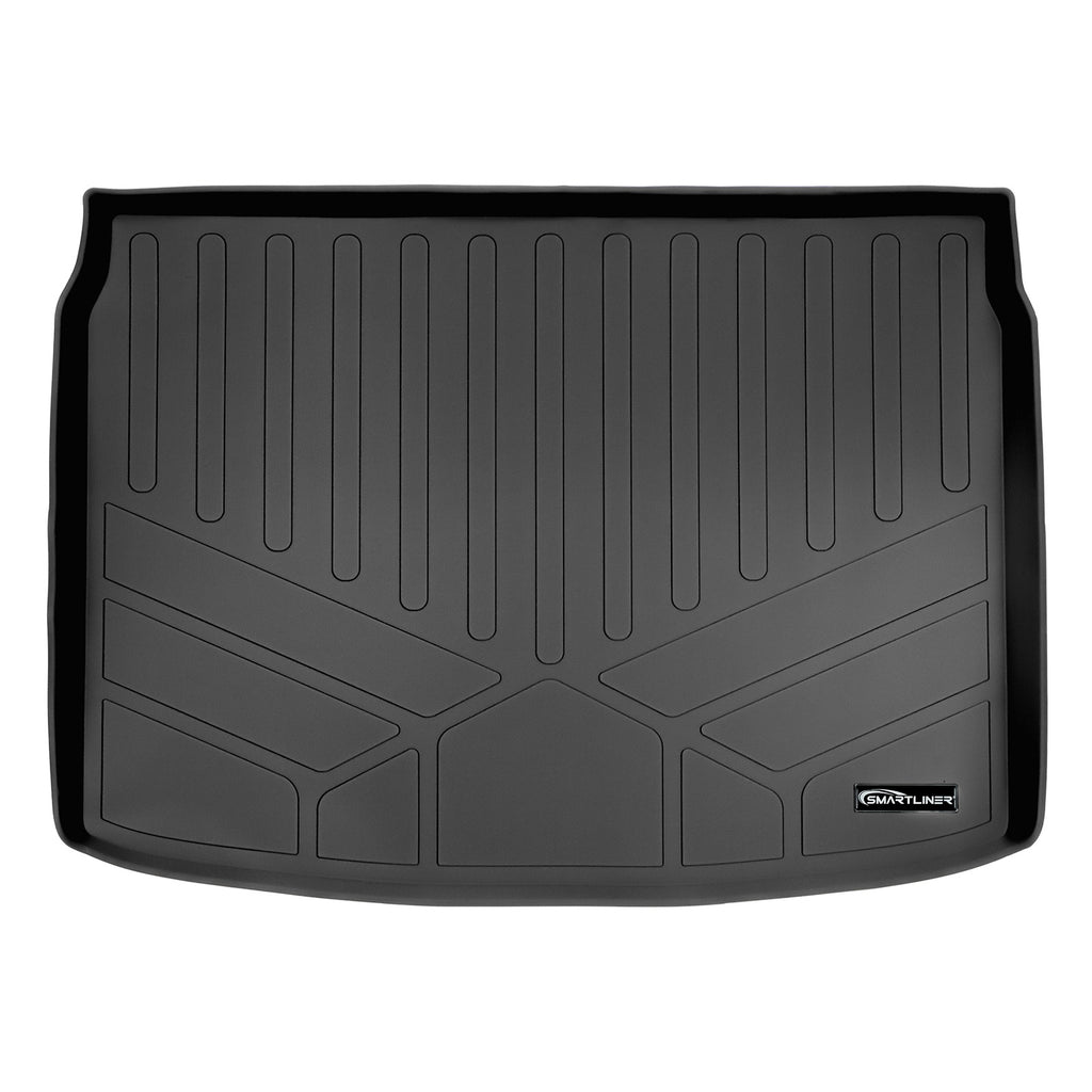 SMARTLINER Cargo Trunk Liner Floor Mat Black Compatible With 2017-20 Rogue Sport - Fits with Cargo Tray in Highest Position (SD0340)