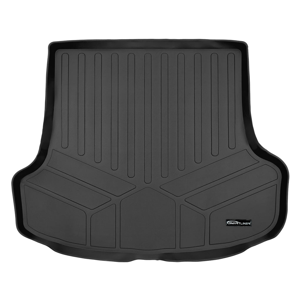 SMARTLINER All Weather Custom Fit Black Cargo Liner Mat Compatible With 2018-2023 Kia Stinger (SD0554)