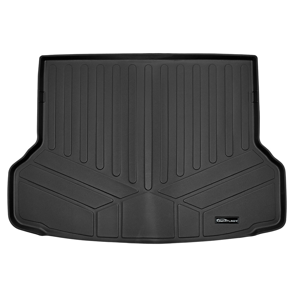 SMARTLINER All Weather Protection Custom Fit Black Cargo Liner Behind the 2nd Row Compatible With 2023-2024 Nissan Ariya (SD0676)