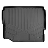 SMARTLINER Cargo Liner Floor Mat Black Compatible With JL 2018-2021 Wrangler Unlimited with Flat Load Floor without Subwoofer (SD0383)