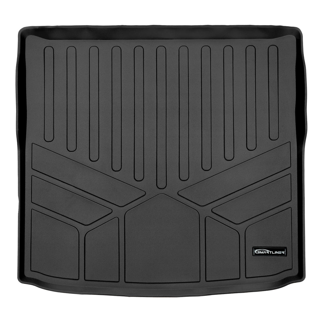 SMARTLINER Custom Fit All Weather Protection Black Cargo Liner behind the 2nd Row Seats Compatible With 2022-2024 Audi Q4 e-tron (SD0650)