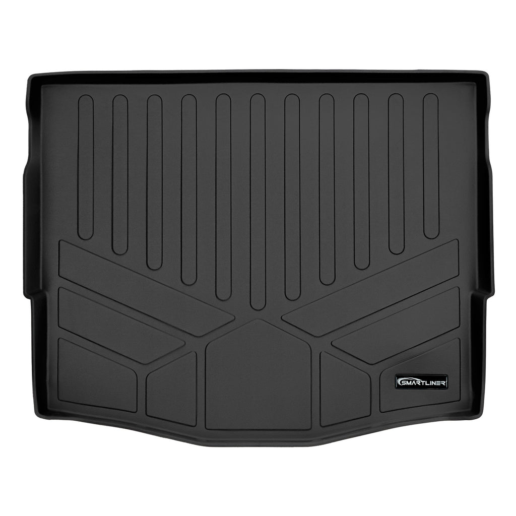 SMARTLINER Custom Fit All Weather Black Cargo Trunk Liner Mat Compatible With 2021-2024 Ford Mustang Mach-E (SD0541)