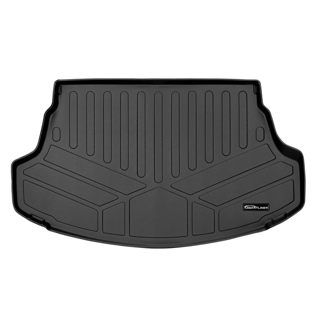 SMARTLINER All Weather Custom Fit Black Cargo Floor Mat Liner Compatible With 2019-2023 Lexus UX Hybrid (SD0655)