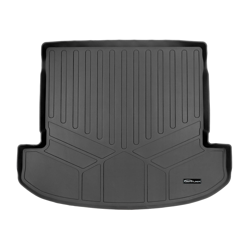SMARTLINER All Weather Custom Fit Black Cargo Liner Behind 2nd Row Compatible With 2021-2023 Kia Sorento (SD0547)