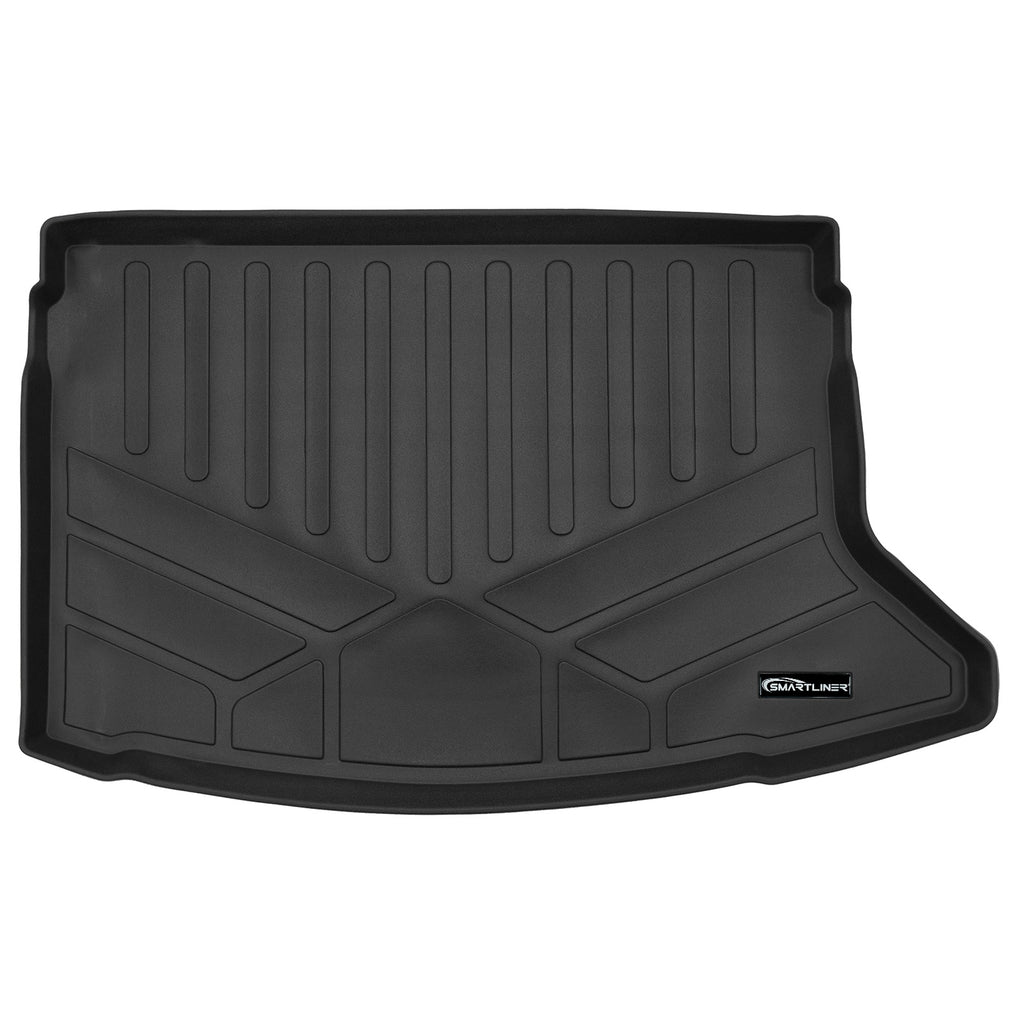 SMARTLINER All Weather Protection Custom Fit Black Cargo Liner Compatible with 2018-2020 Hyundai Elantra GT (SD0407)