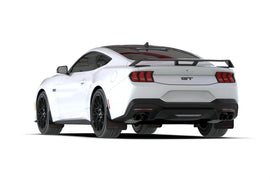 Rally Armor 2024+ Ford Mustang Black UR Mud Flap w/ Red Logo (MF126-UR-BLK-RD)