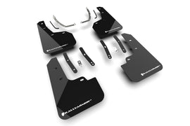 Rally Armor 2025+ Hyundai Tucson (Excl. ICE & XRT) Black UR Mud Flap w/ White Logo (MF135-UR-BLK-WH)