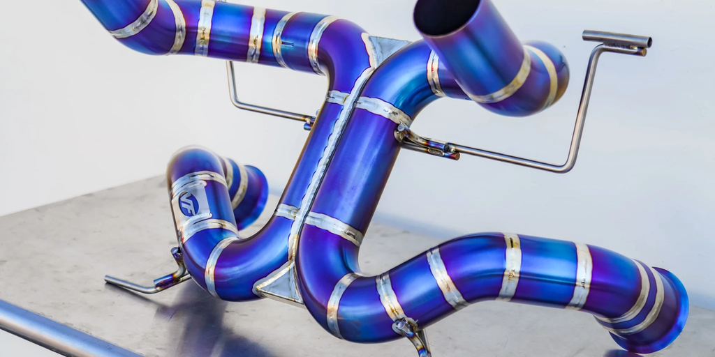 VF Engineering Titanium Catback Exhaust System - 2019-2022 Lamborghini (SVJ/Ultmae) - Valved  (VFE.LAM.SVJ.TIV)