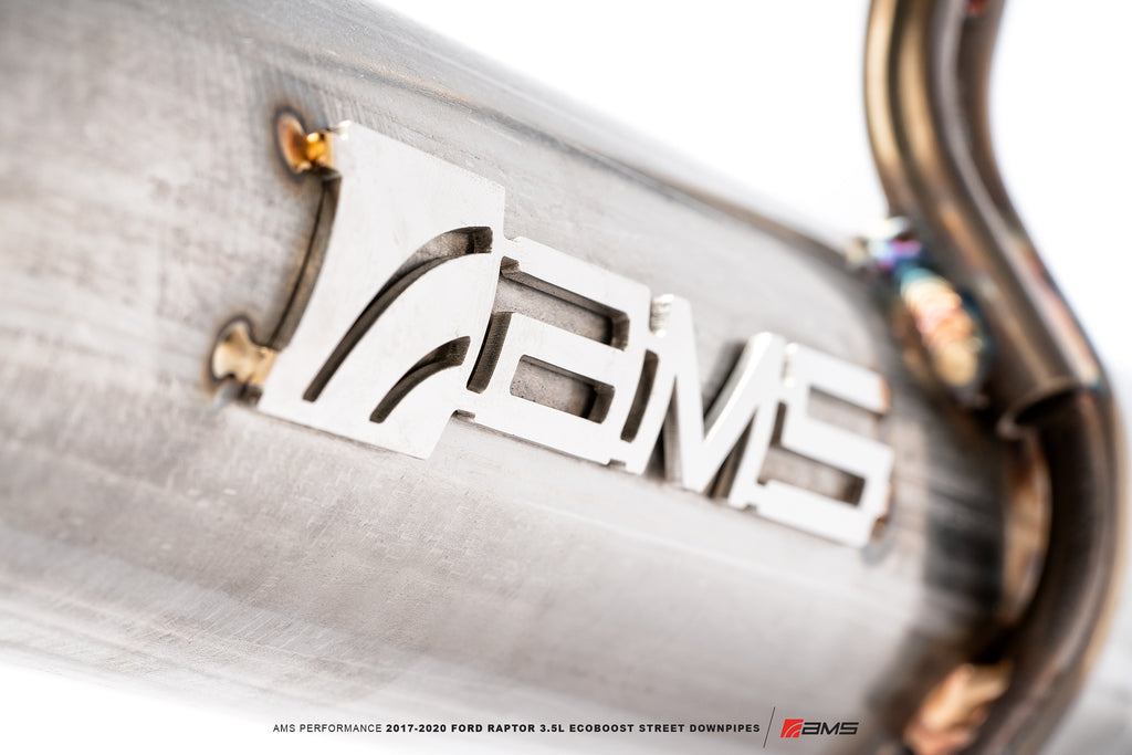 AMS Performance 2017-2020 Ford Raptor 3.5L EcoBoost Street Downpipes (AMS.45.05.0001-2)
