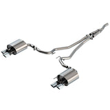 Borla S-Type Cat-Back Exhaust with Chrome Tips for 2019+ Ford Mustang 2.3L EcoBoost (140827)