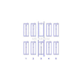 King Engine Bearings Main Bearing Set for 1975-1986 Mercury Capri (MB 582AM)