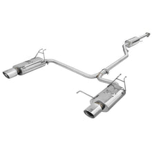 Load image into Gallery viewer, Takeda 2-1/4 IN to 2 IN 304 Stainless Steel Cat-Back Exhaust w/Polished Tips (49-36612)