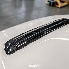 Seibon Carbon Fiber Hood Scoop for 2023 Honda Civic Type R (HDS23HDCVR)