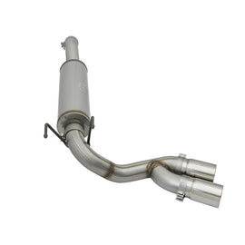 aFe Rebel Series 3-1/2 IN Stainless Steel Cat-Back Exhaust System w/Polish Tip (49-42057-P)