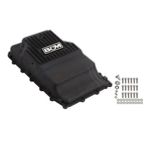 Load image into Gallery viewer, B&M Hi-Tek Heavy-Duty Deep Transmission Pan - Ford 10R80 - Aluminum - Black (71400)