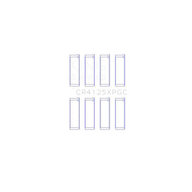 King Engine Bearings Connecting Rod Bearing Set for 2005-2012 Subaru Forester (CR4125XPGC.026)