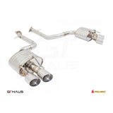 GTHAUS Musa GTS (Ultimate Sport Performance) Exhaust; 4x102mm Tips; Stainless Steel (LE0731506)