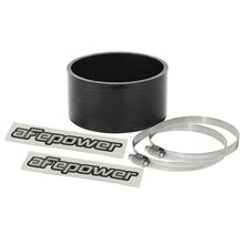 Load image into Gallery viewer, aFe Magnum FORCE Cold Air Intake System (3-1/2 IN ID x 2 IN L) Straight Coupler - Black (59-00087)